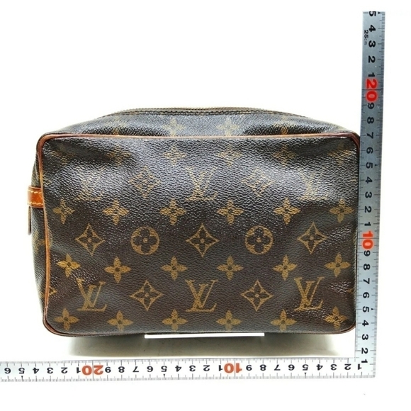 Authentic Louis Vuitton Monogram Compiegne 23 Clutch Hand Bag - Picture 2 of 7